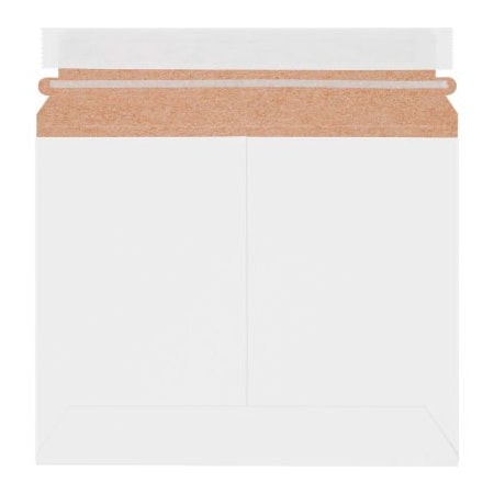 Box Packaging Stayflats Lite Utility Flat Mailers, 9inW x 7inL, White, 200/Pack RMU97W